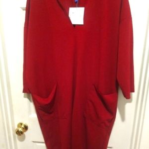 Zara red tunic dress